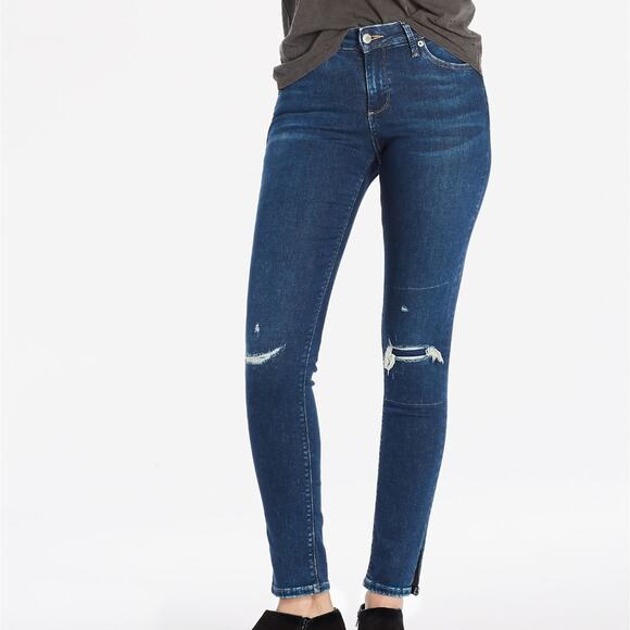 Lucky Brand Distressed Lolita Skinny Jeans - Picture 4 of 10